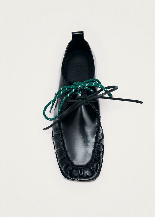 Dani Oxfords En Cuir Noir-image
