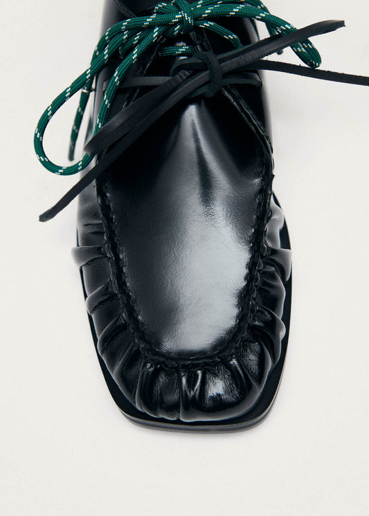 Dani Oxfords En Cuir Noir-image