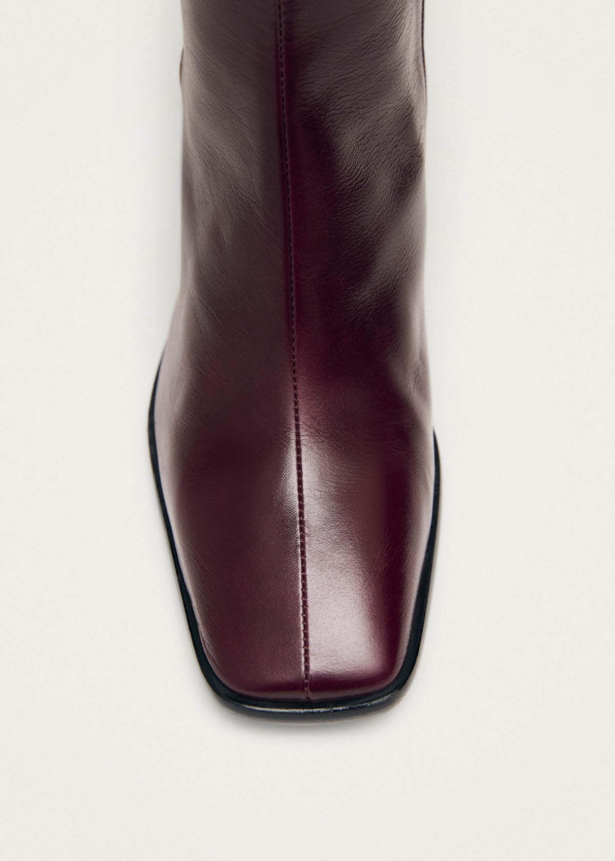 East Rift Bottes en Cuir Bordeaux