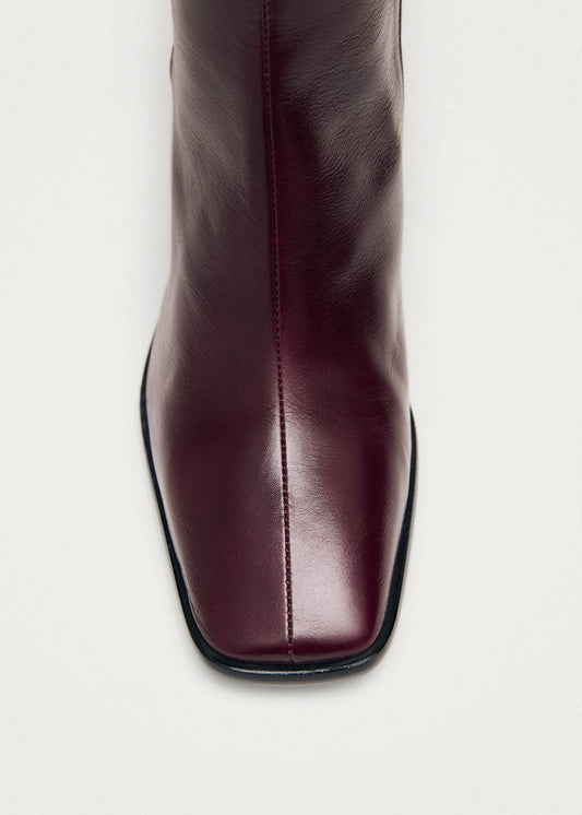East Rift Burgundy Leather Boots-image