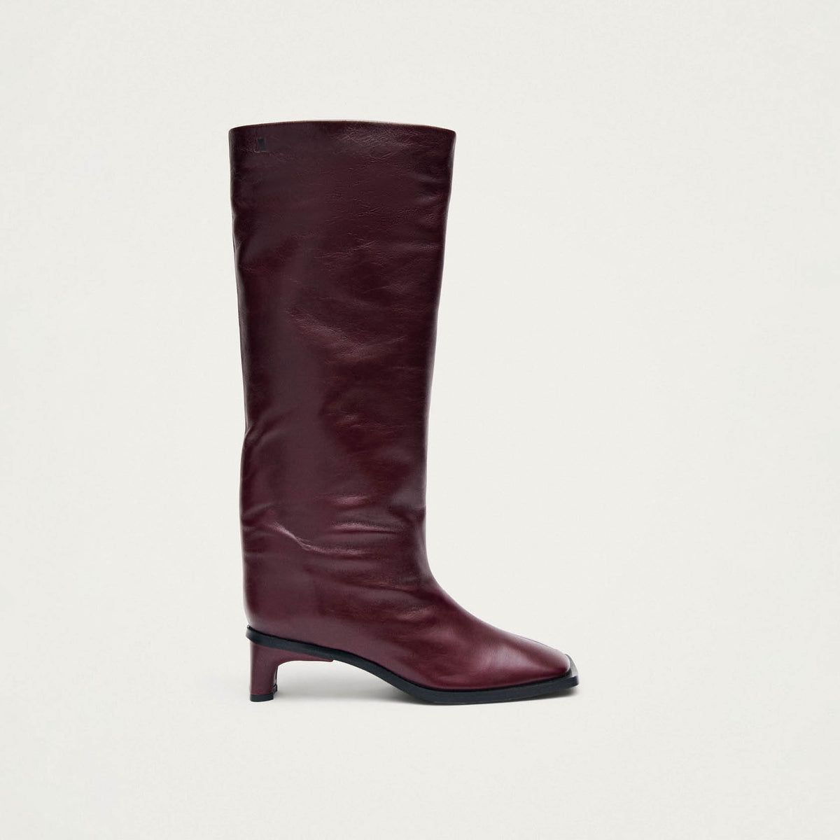 Elias Rift Burgundy Leather Boots