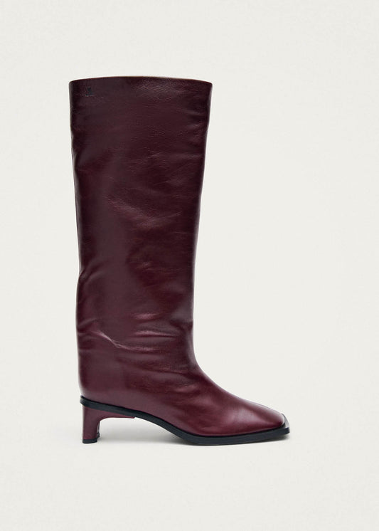 Elias Rift Burgundy Leather Boots