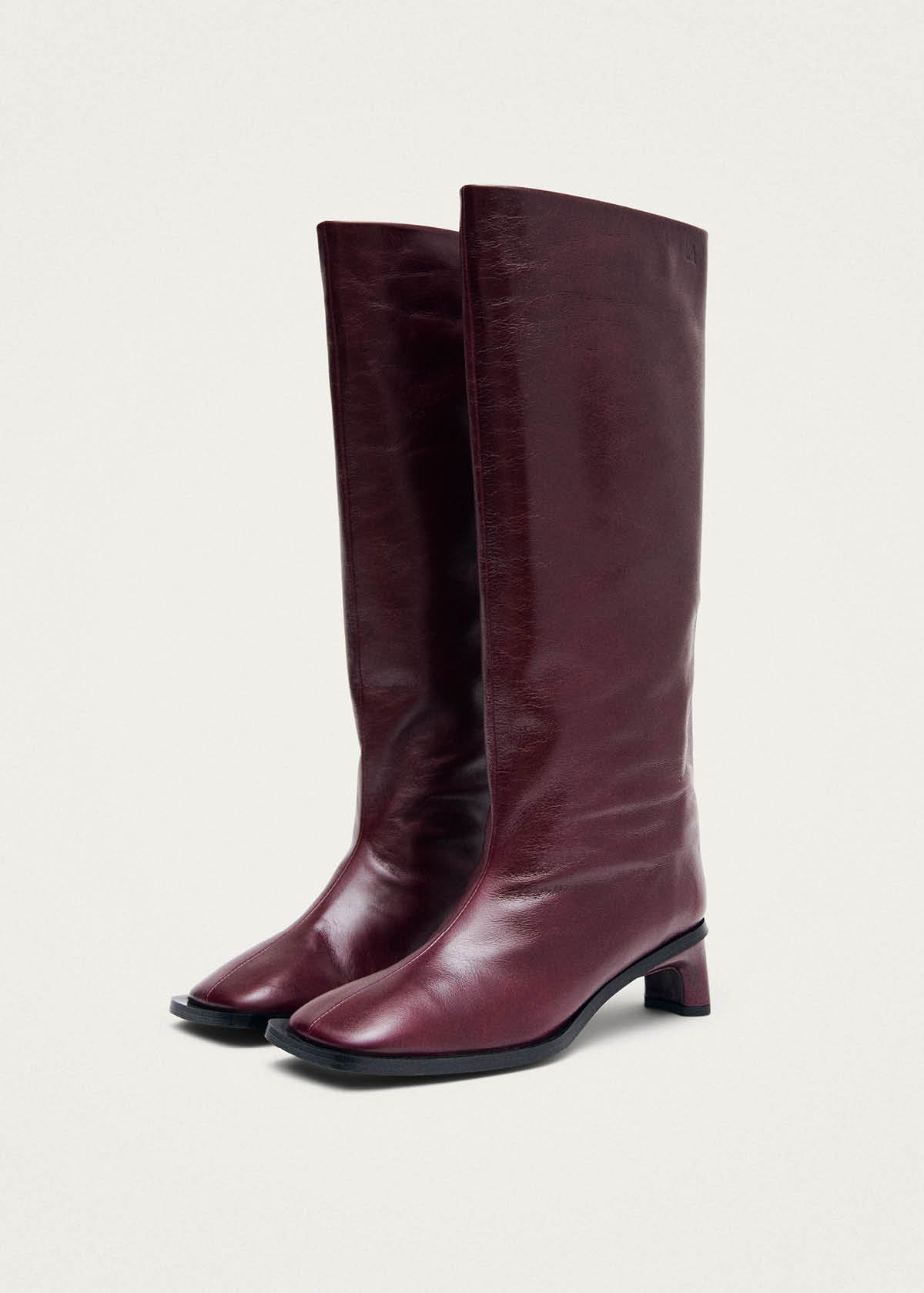 Elias Rift Burgundy Leather Boots