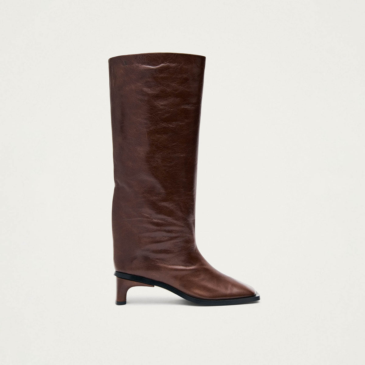 Elias Rift Bottes En Cuir Chocolat Foncé