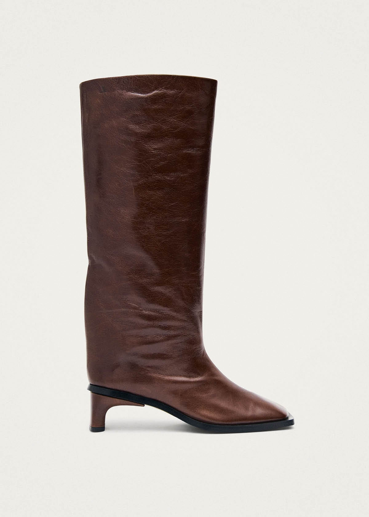 Elias Rift Bottes En Cuir Chocolat Foncé