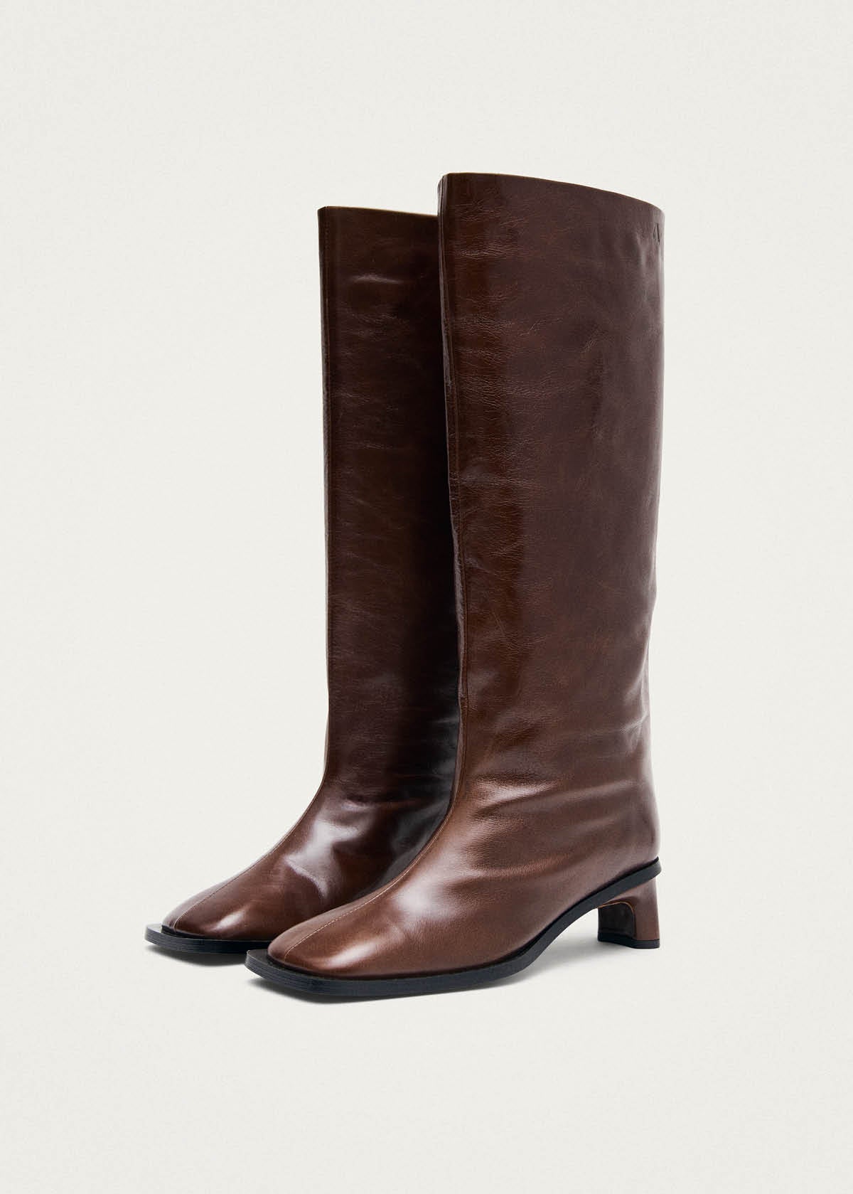 Elias Rift Bottes En Cuir Chocolat Foncé