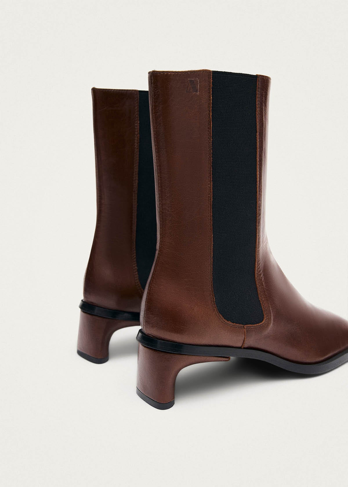 Elowen Rift Dark Chocolate Leather Boots