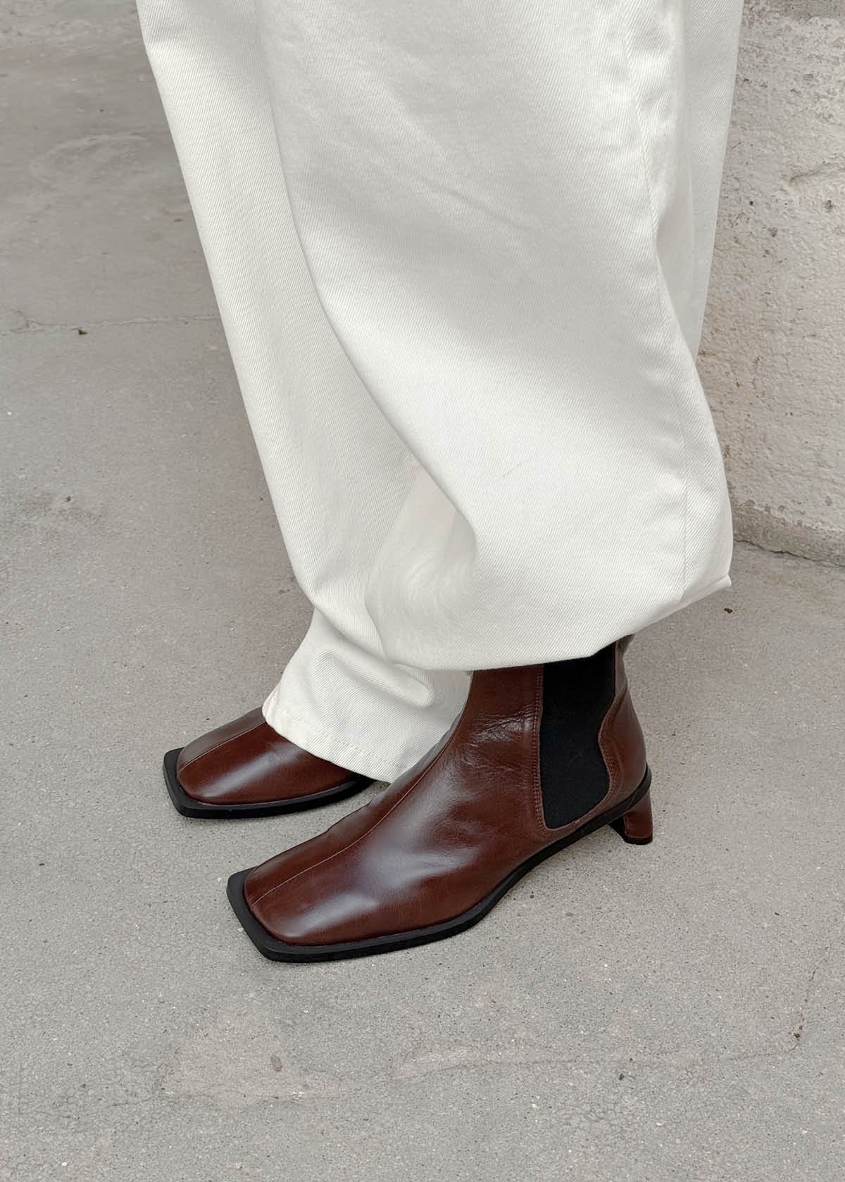 Elowen Rift Dark Chocolate Leather Boots