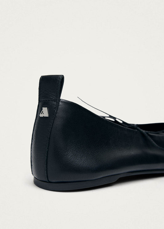 Elva Ballerines En Cuir Noir-image