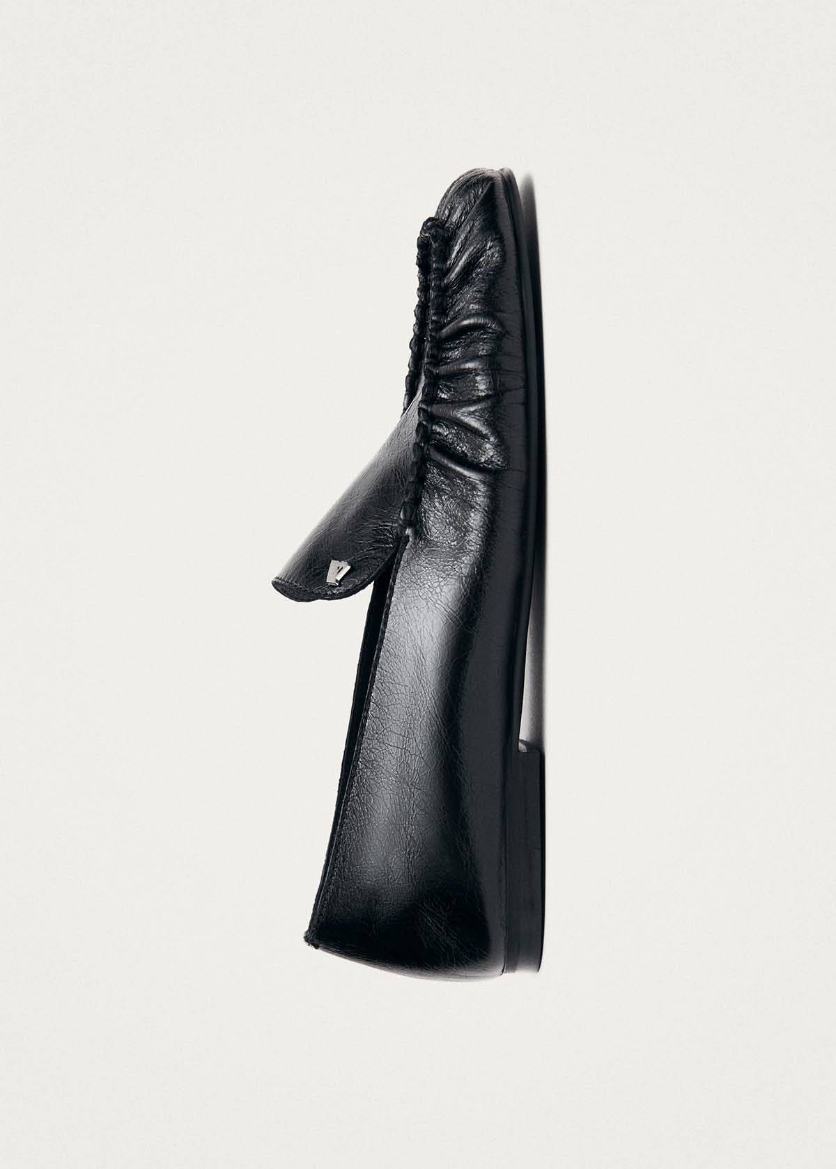 Gabe Rift Mocassins en Cuir Noir
