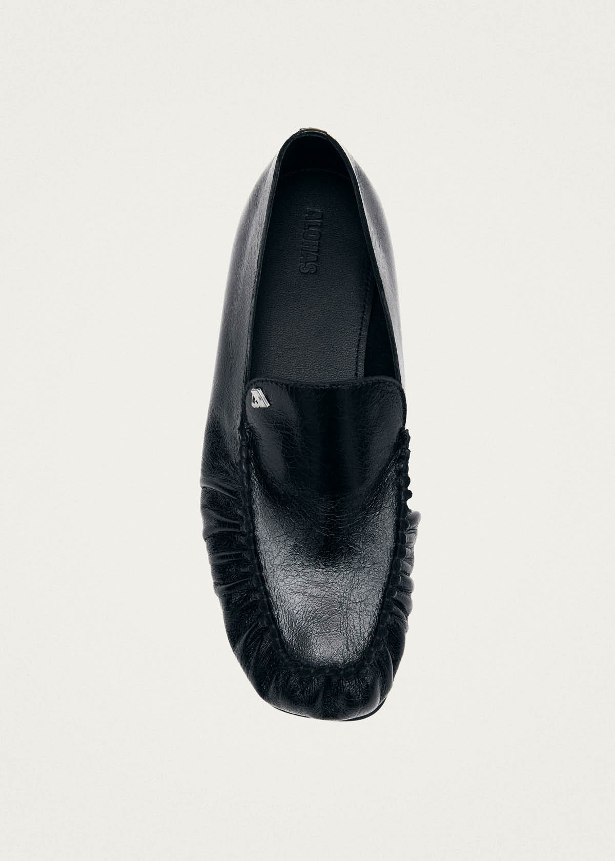Gabe Rift Mocassins en Cuir Noir