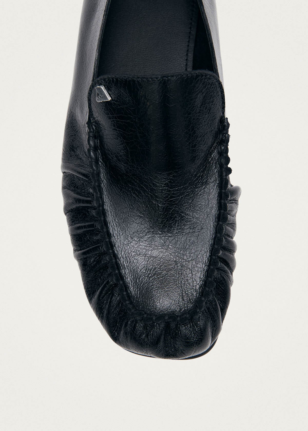Gabe Rift Mocassins en Cuir Noir