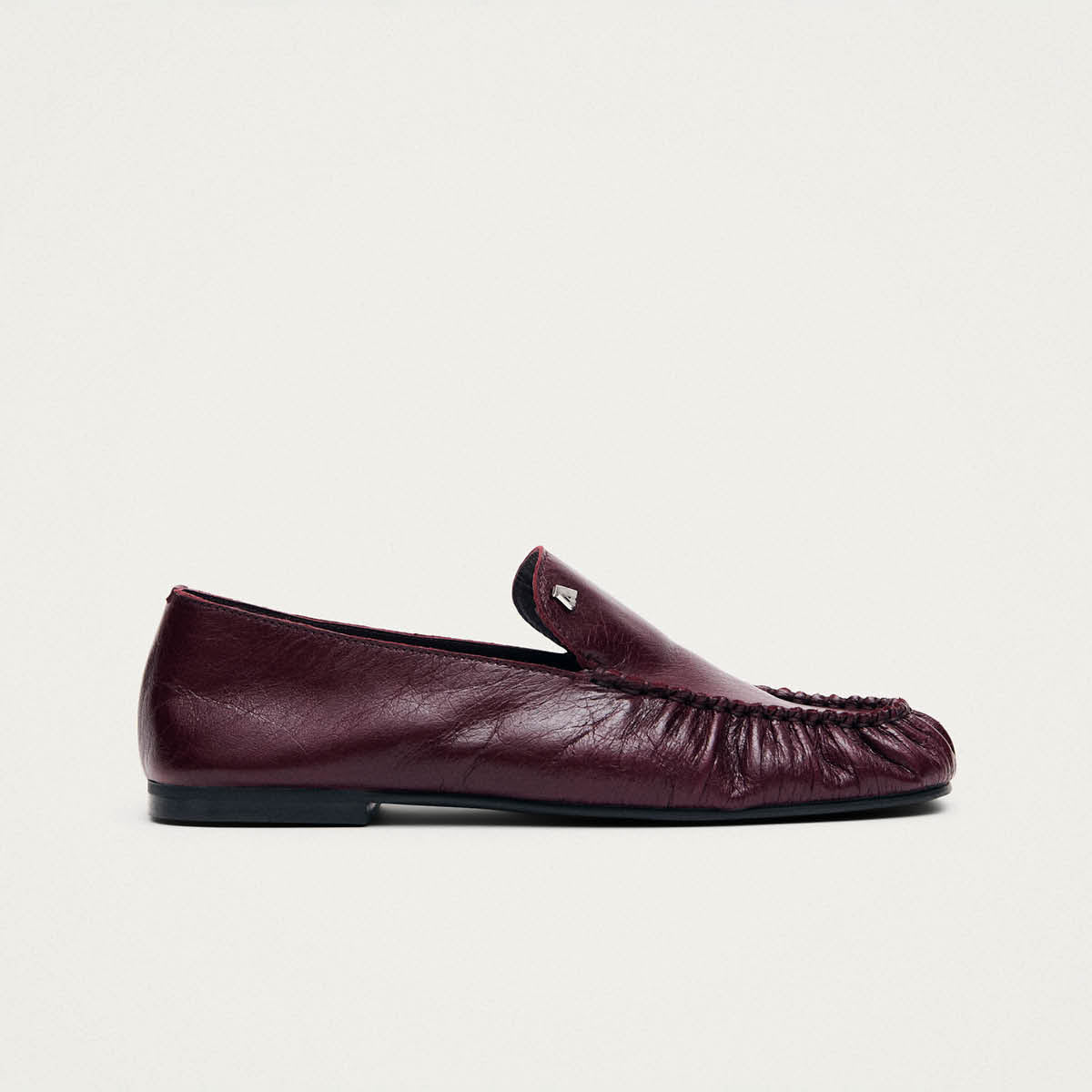 Gabe Rift Burgunder-Leder Loafer