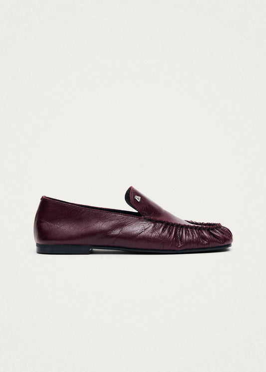Gabe Rift Mocassins en Cuir Bordeaux-image