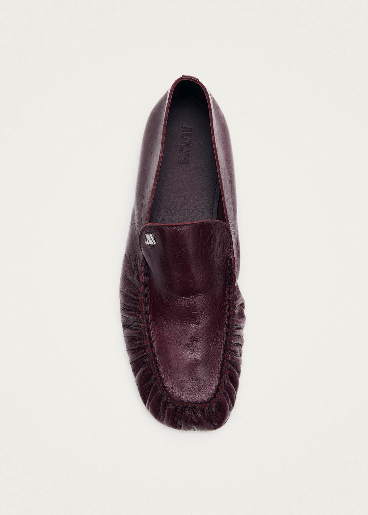 Gabe Rift Burgunder-Leder Loafer