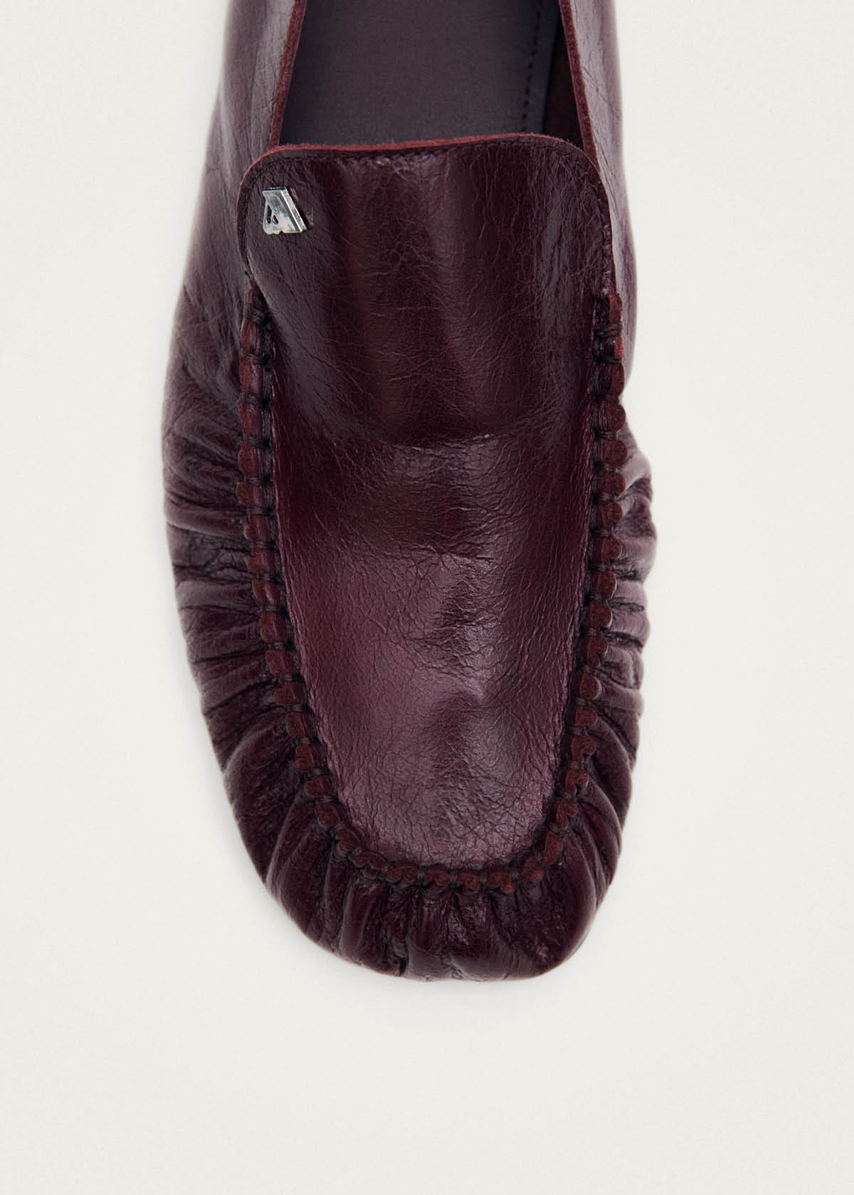 Gabe Rift Burgunder-Leder Loafer