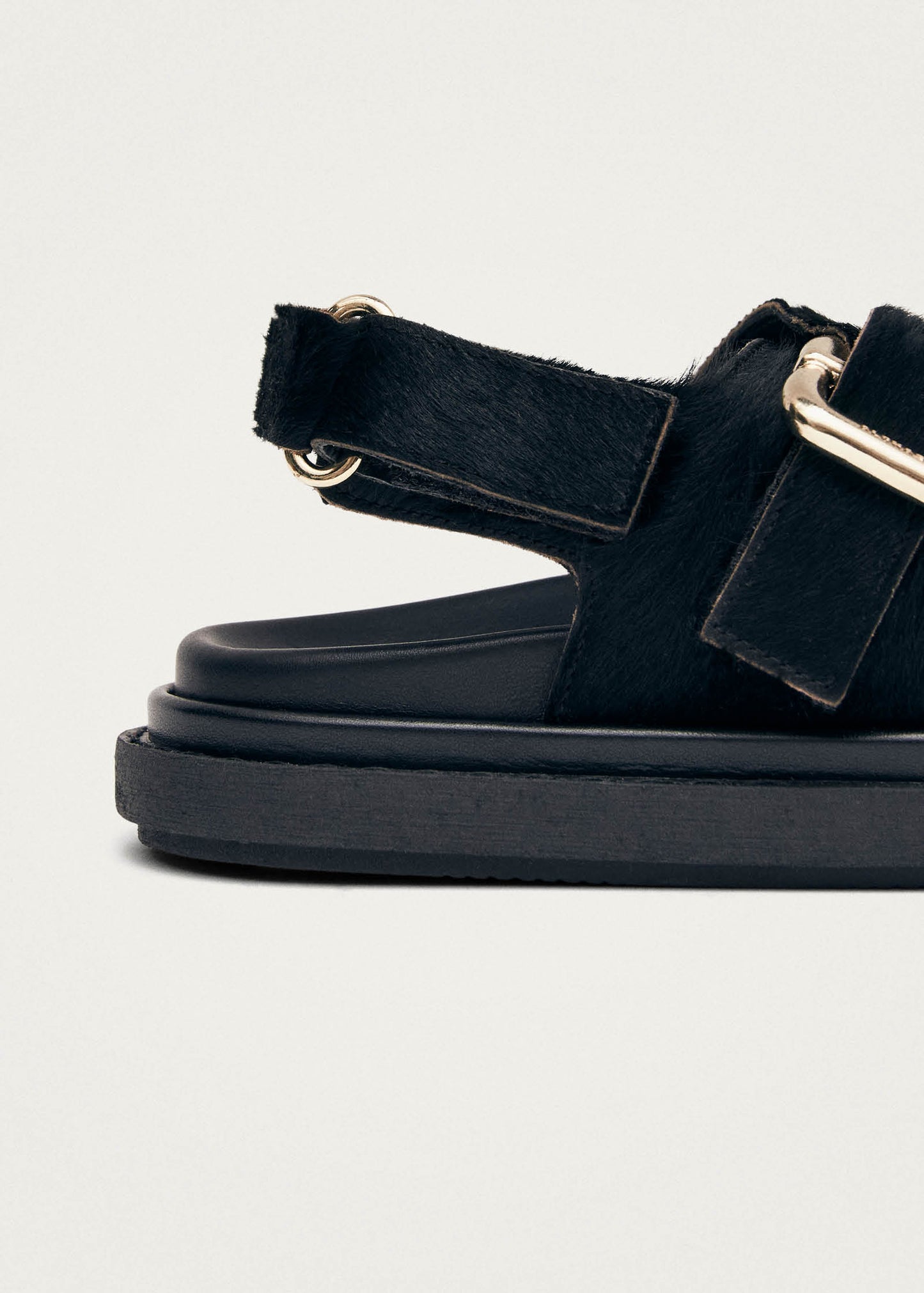 Harper Soft Schwarze Leder Sandalen