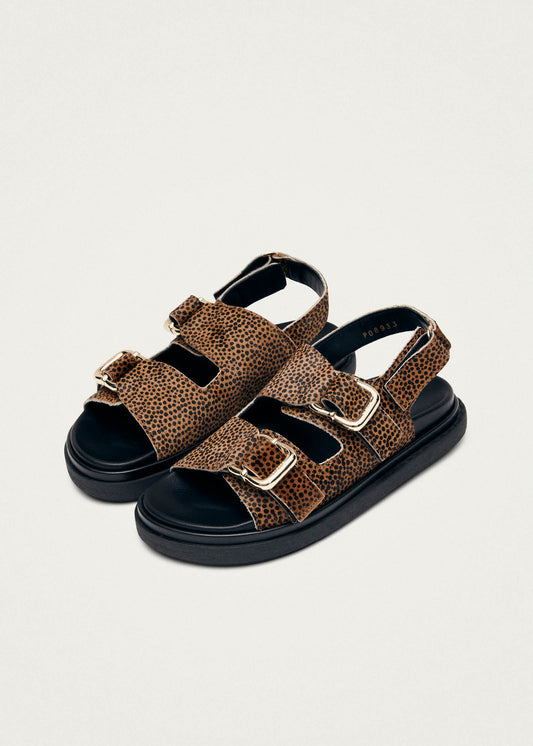 Harper Soft Hellbraune Ledersandalen-image