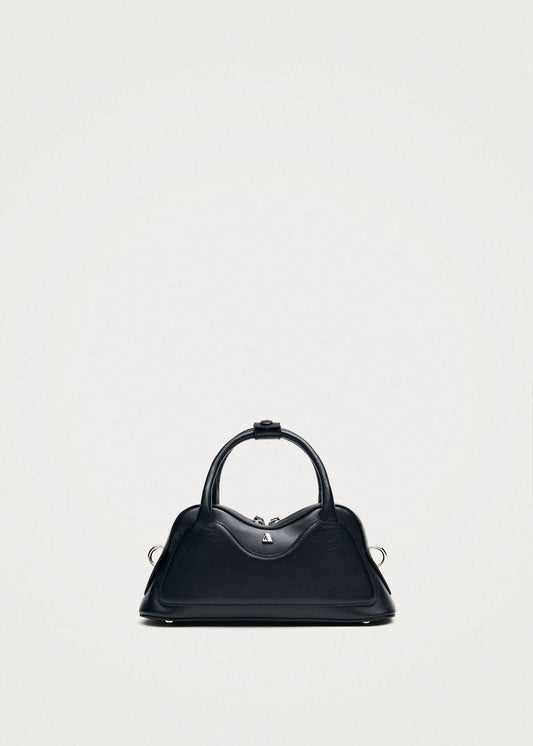 Bolso pequeño Hilma de cuero negro-image