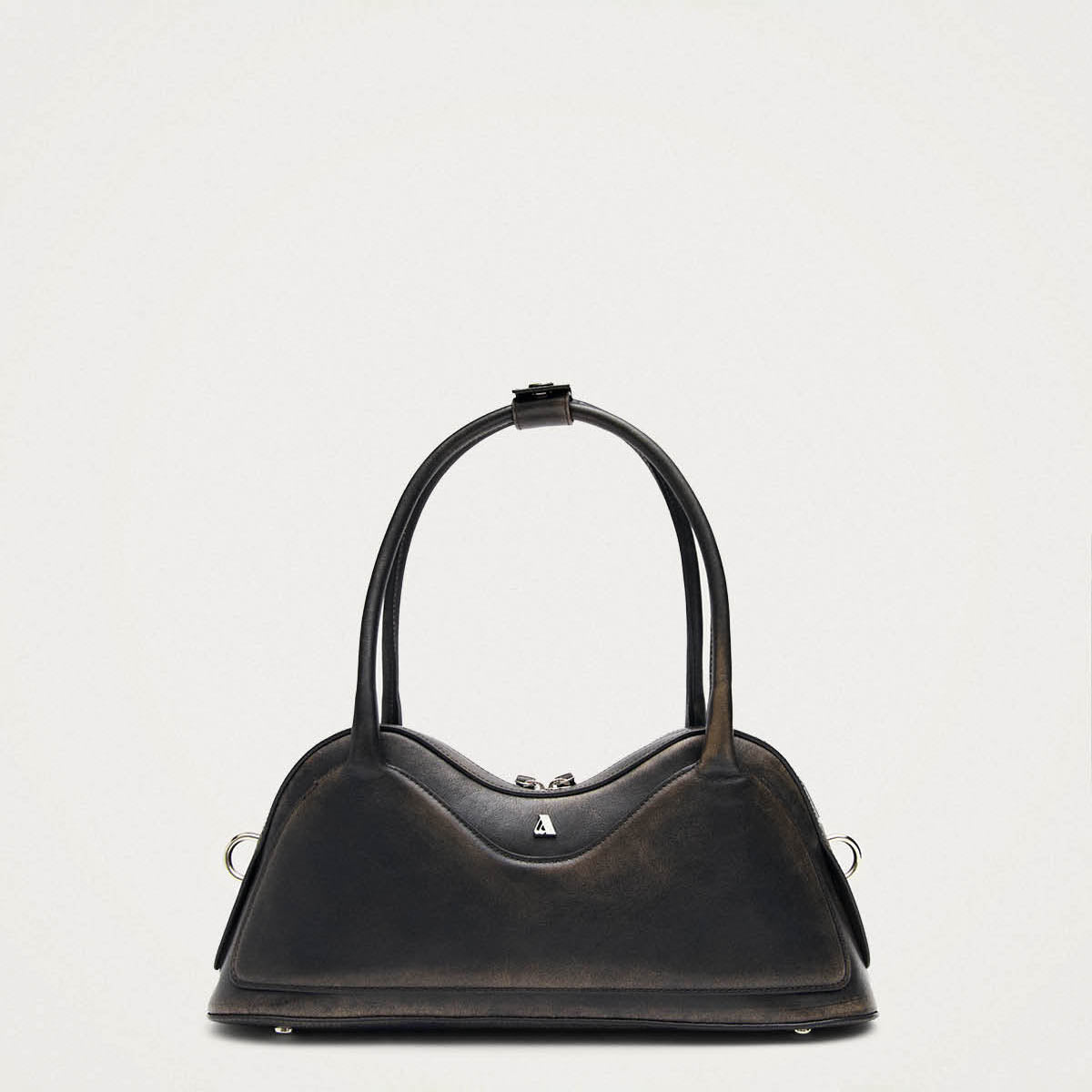 Hilma Vintage Effect Brown Leather Bag