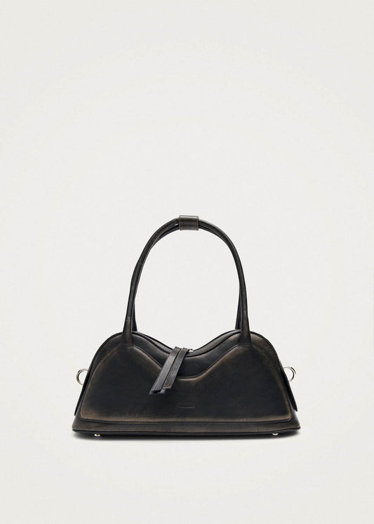 Hilma Vintage Effect Brown Leather Bag-image