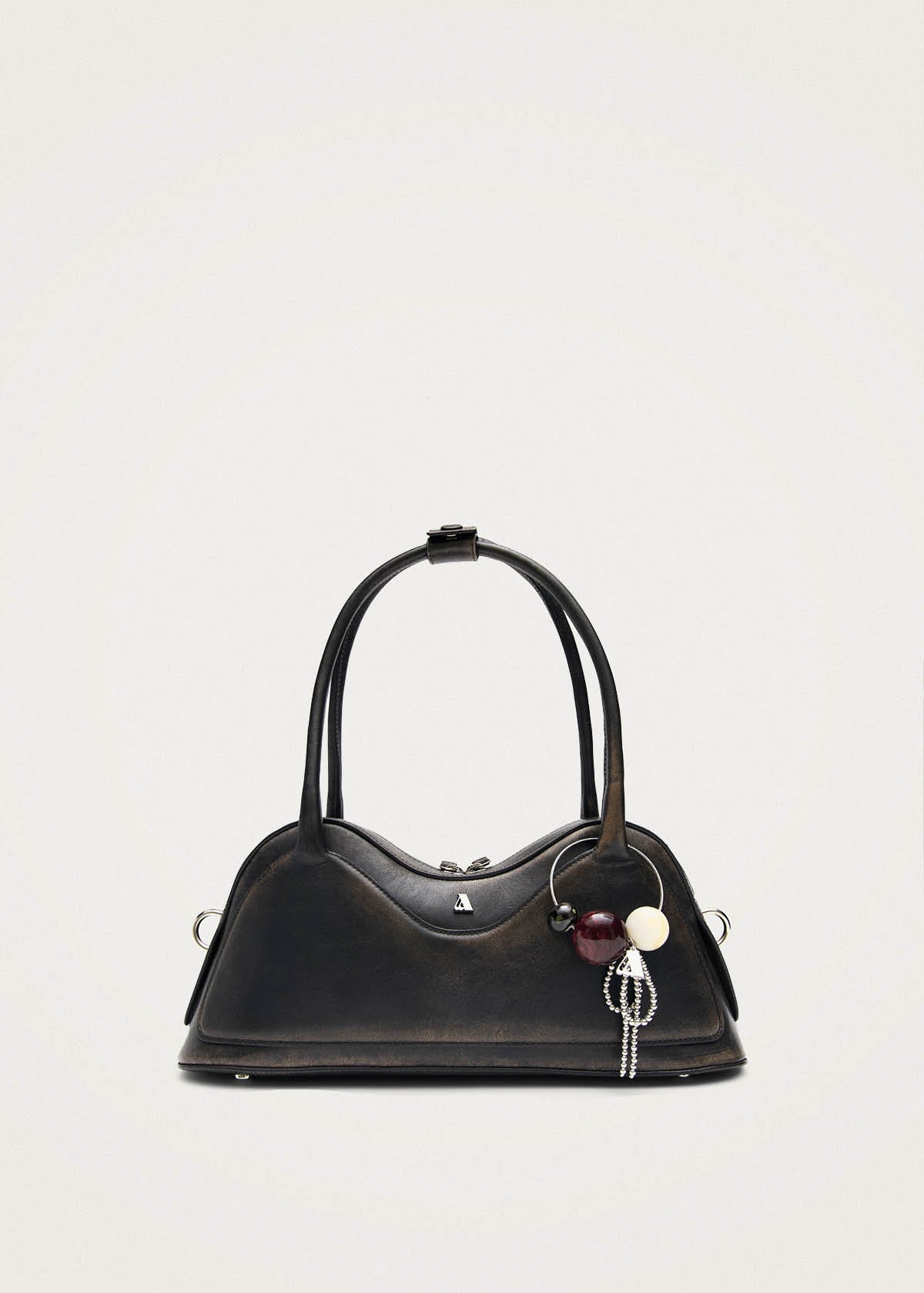 Hilma Vintage Effect Brown Leather Bag