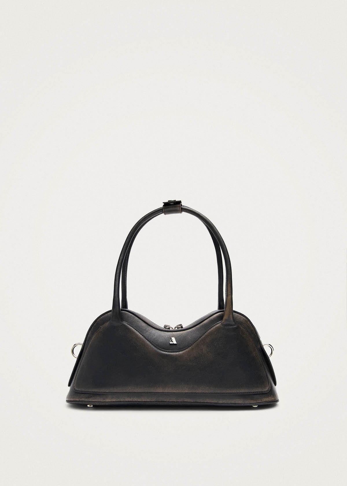 Hilma Vintage Effect Brown Leather Bag