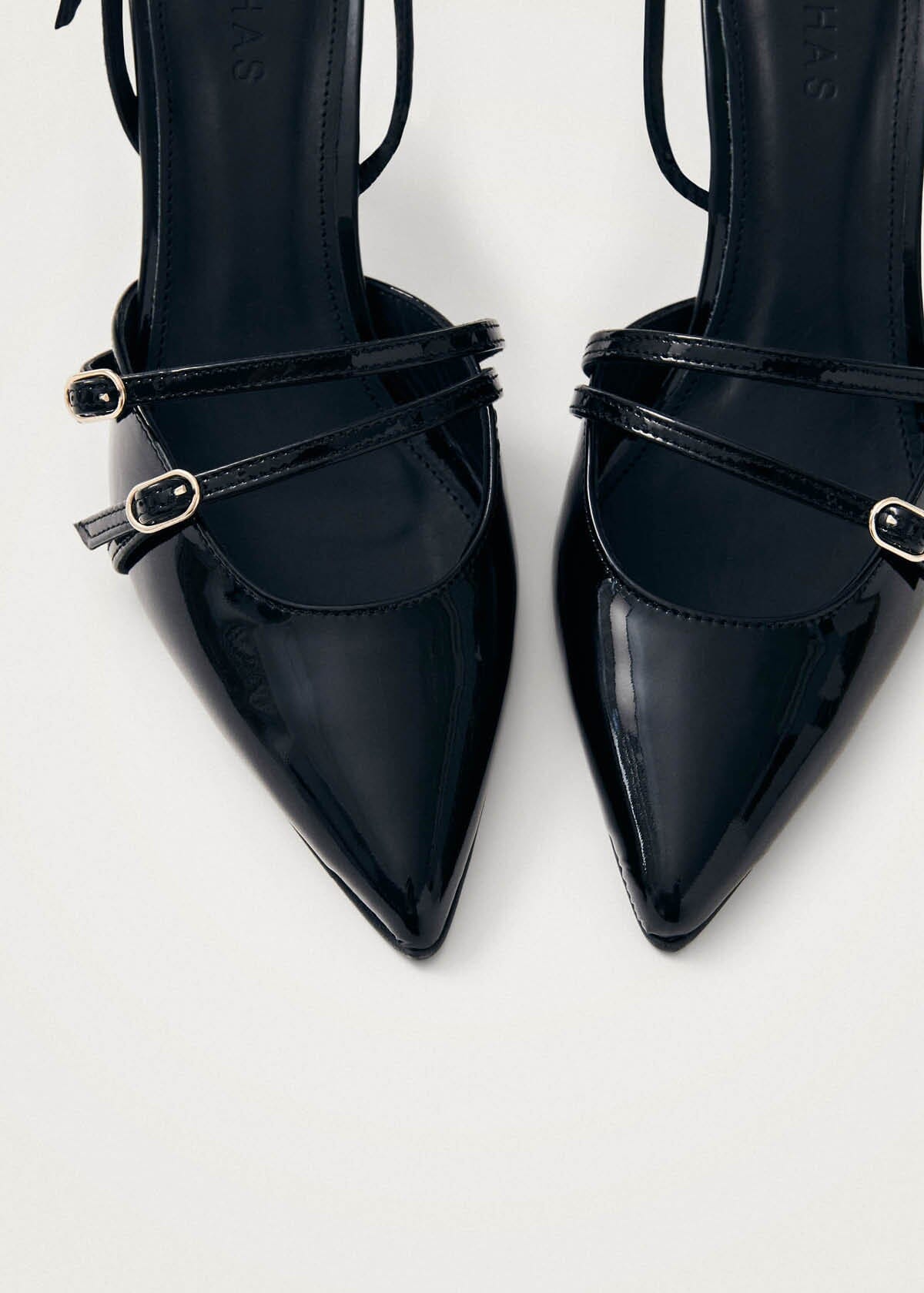 Joelle Patent Schwarze Leder-Pumps