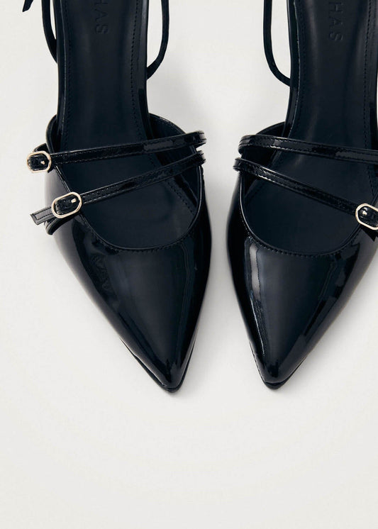 Joelle Patent Tacones de Cuero Negro-image