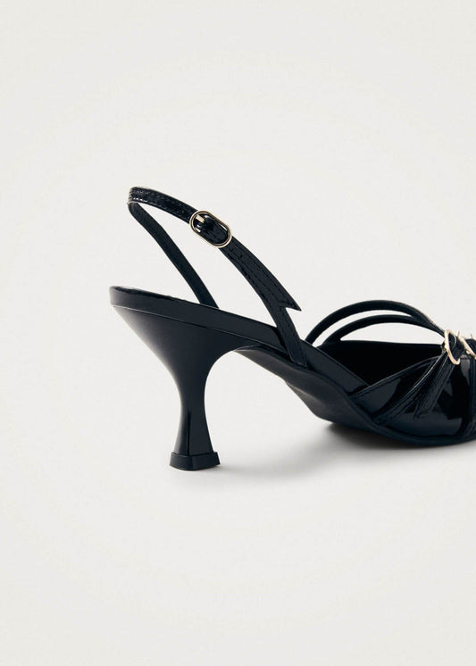 Joelle Patent Tacones de Cuero Negro-image