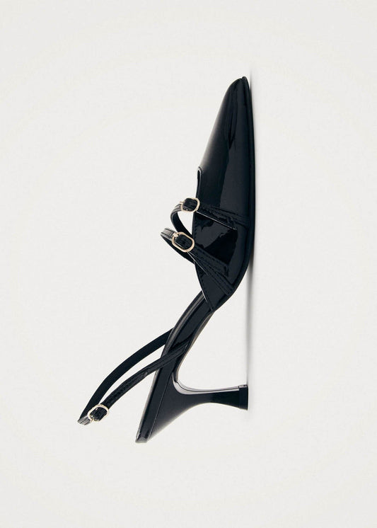 Joelle Patent Tacones de Cuero Negro-image
