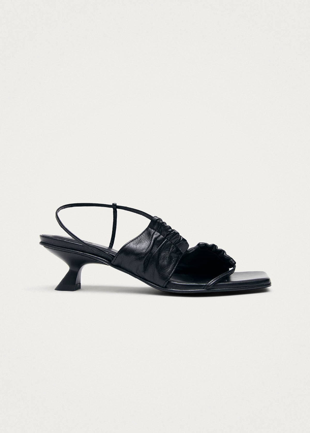 Sandales en cuir noir Juniper