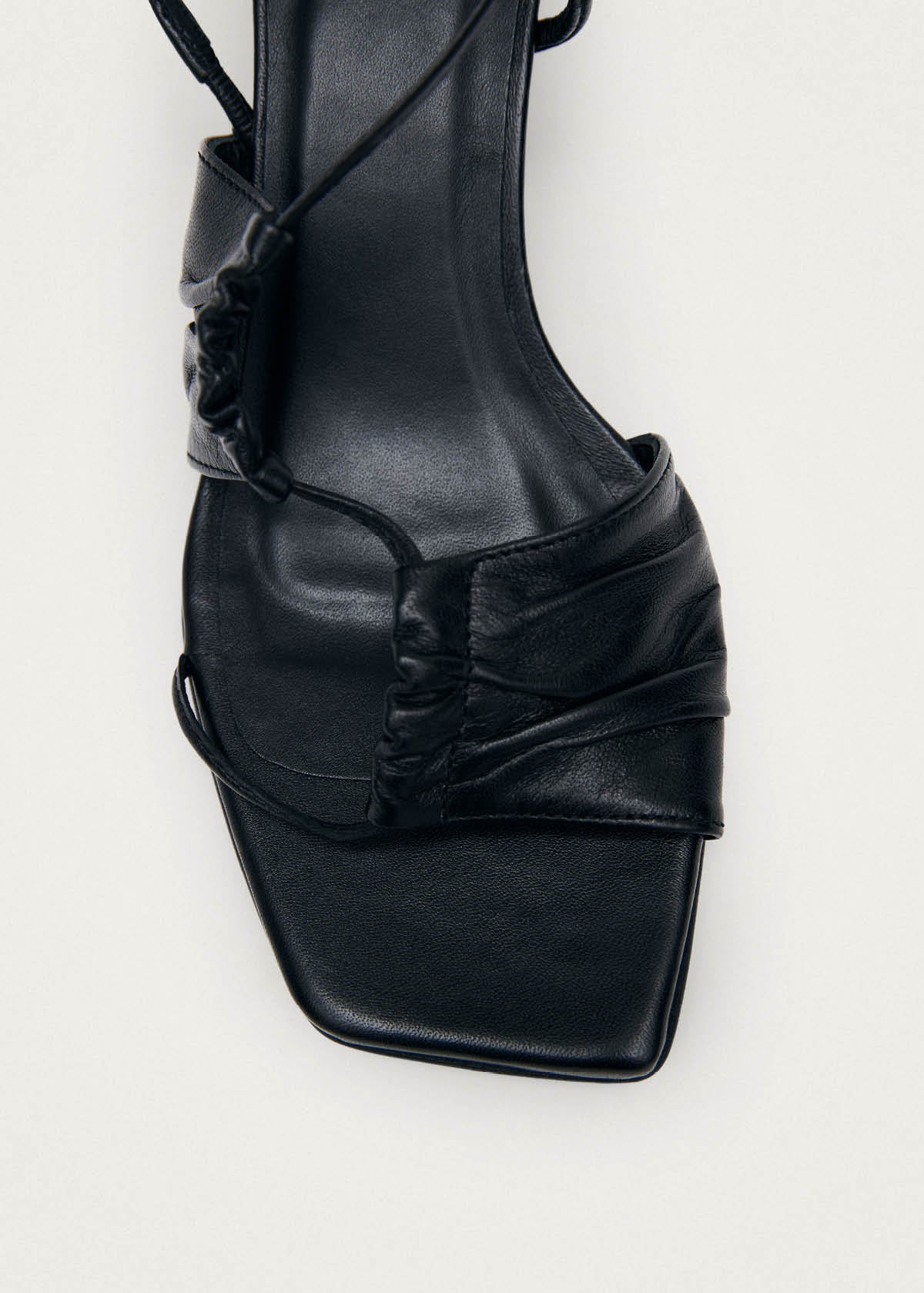 Sandales en cuir noir Juniper