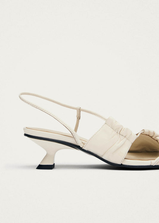 Sandalias de cuero crema Juniper-image