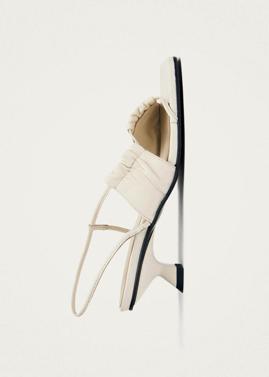 Sandalias de cuero crema Juniper-image