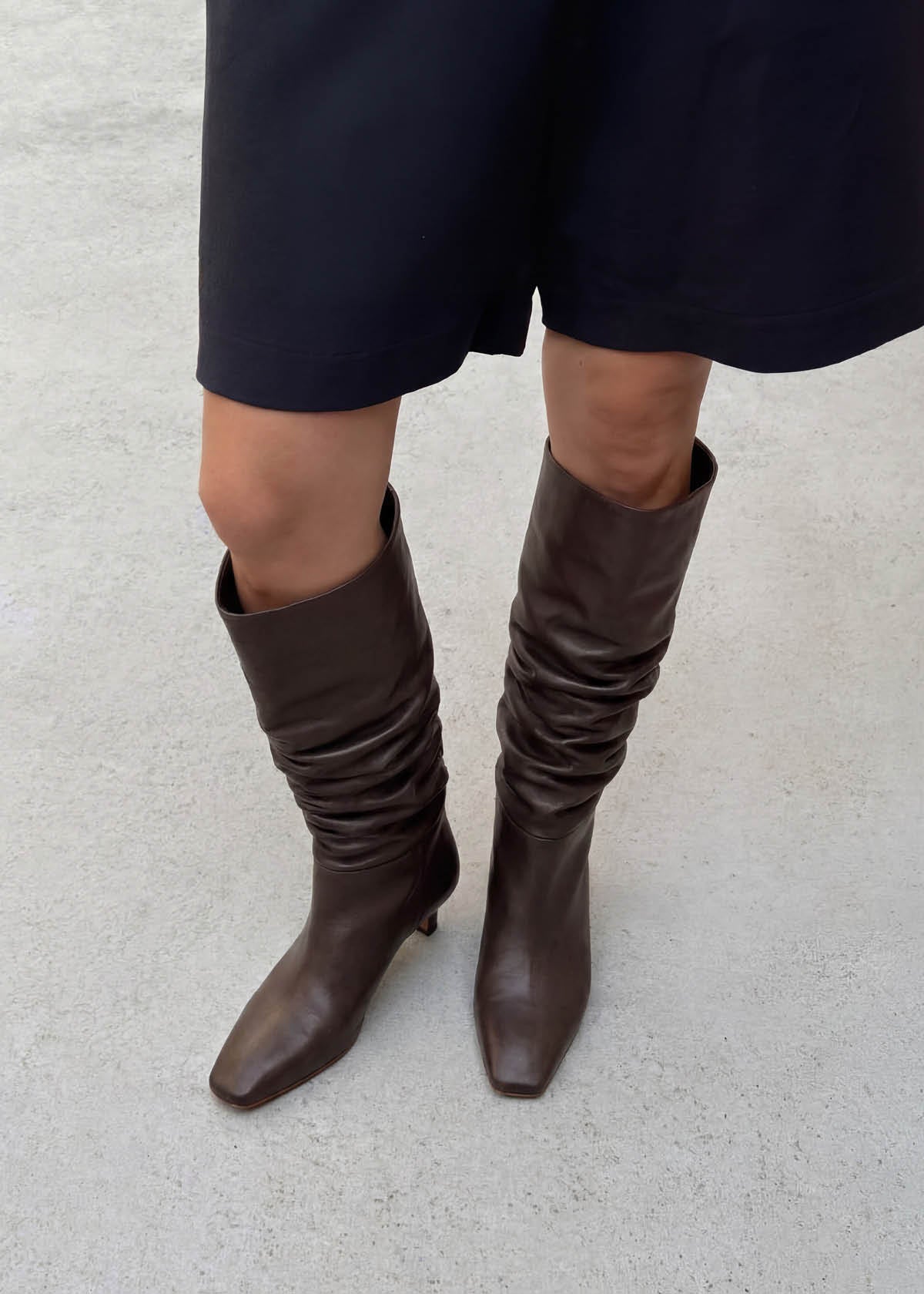 Kalila Stivali in Pelle Marrone