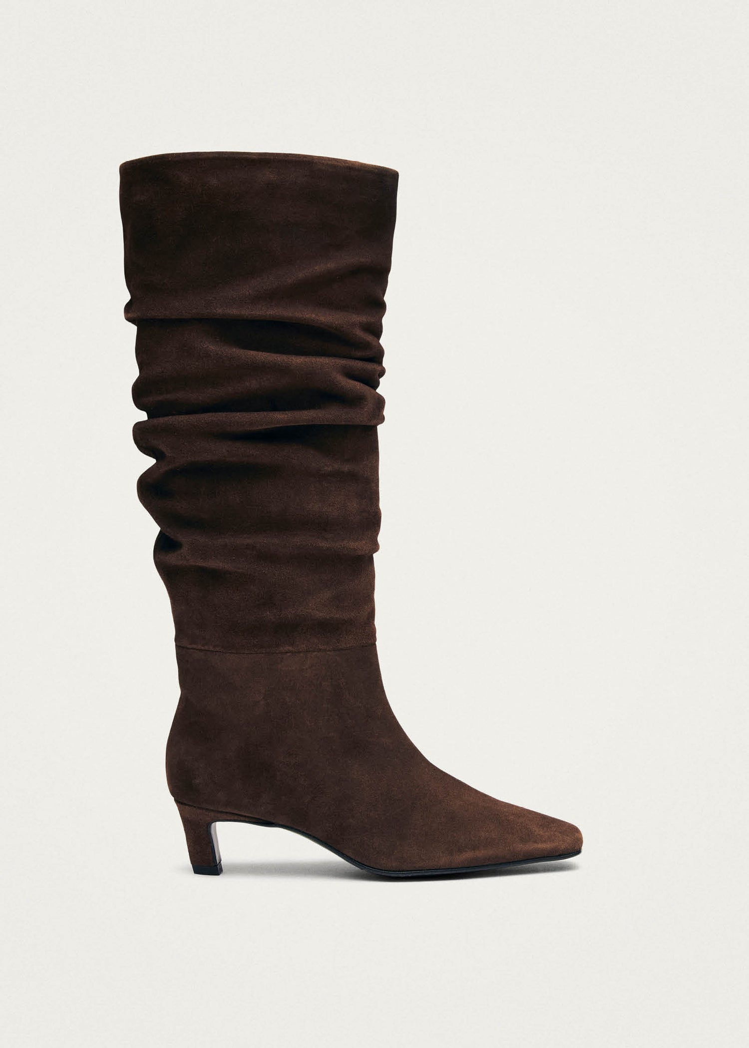Kalila Bottes en Cuir Suédé Marron