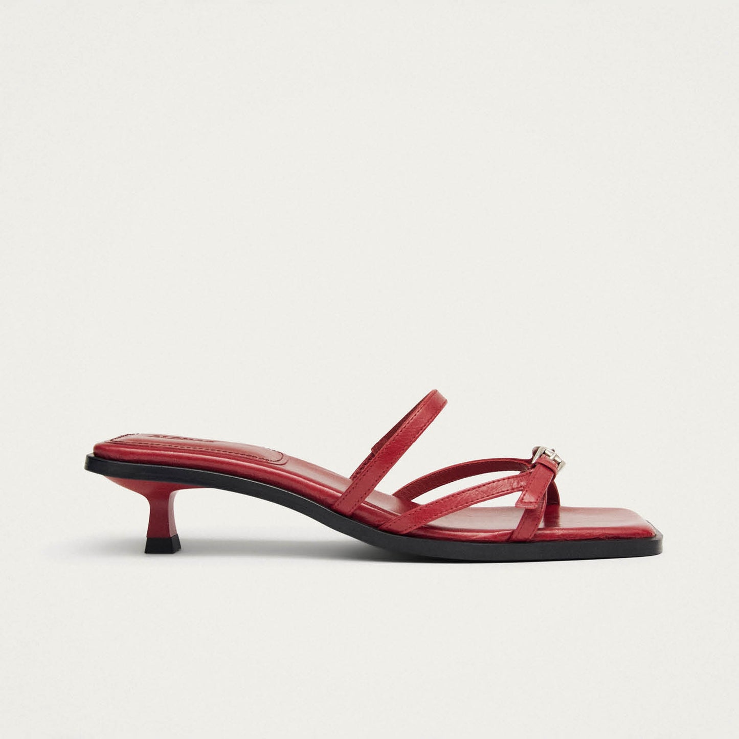 Liko Rift Rote Leder Sandalen