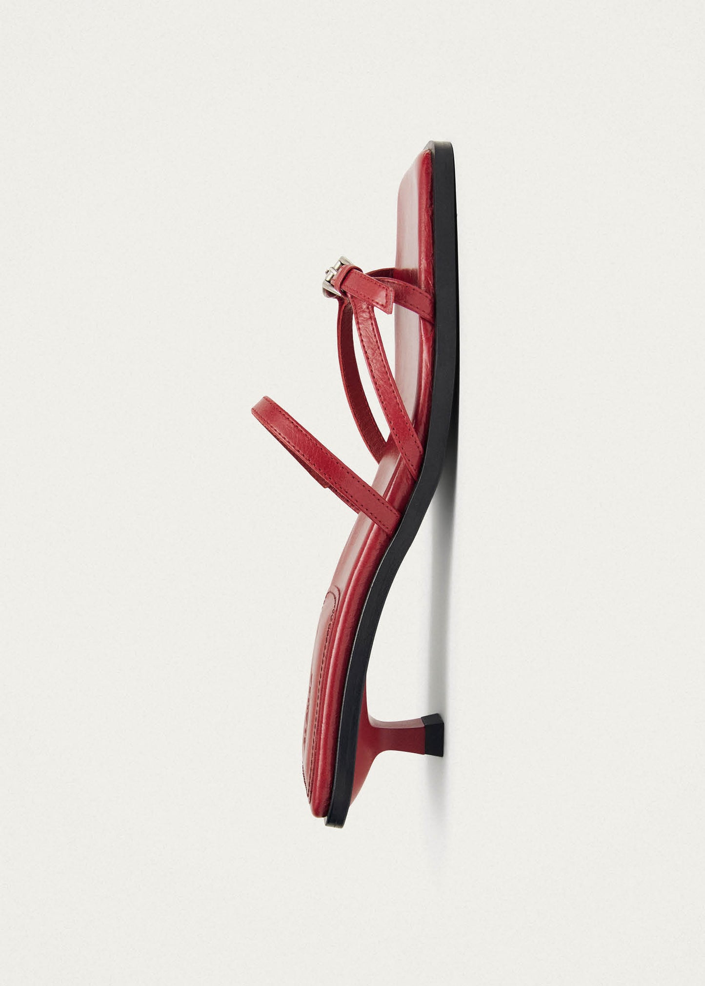 Liko Rift Rote Leder Sandalen