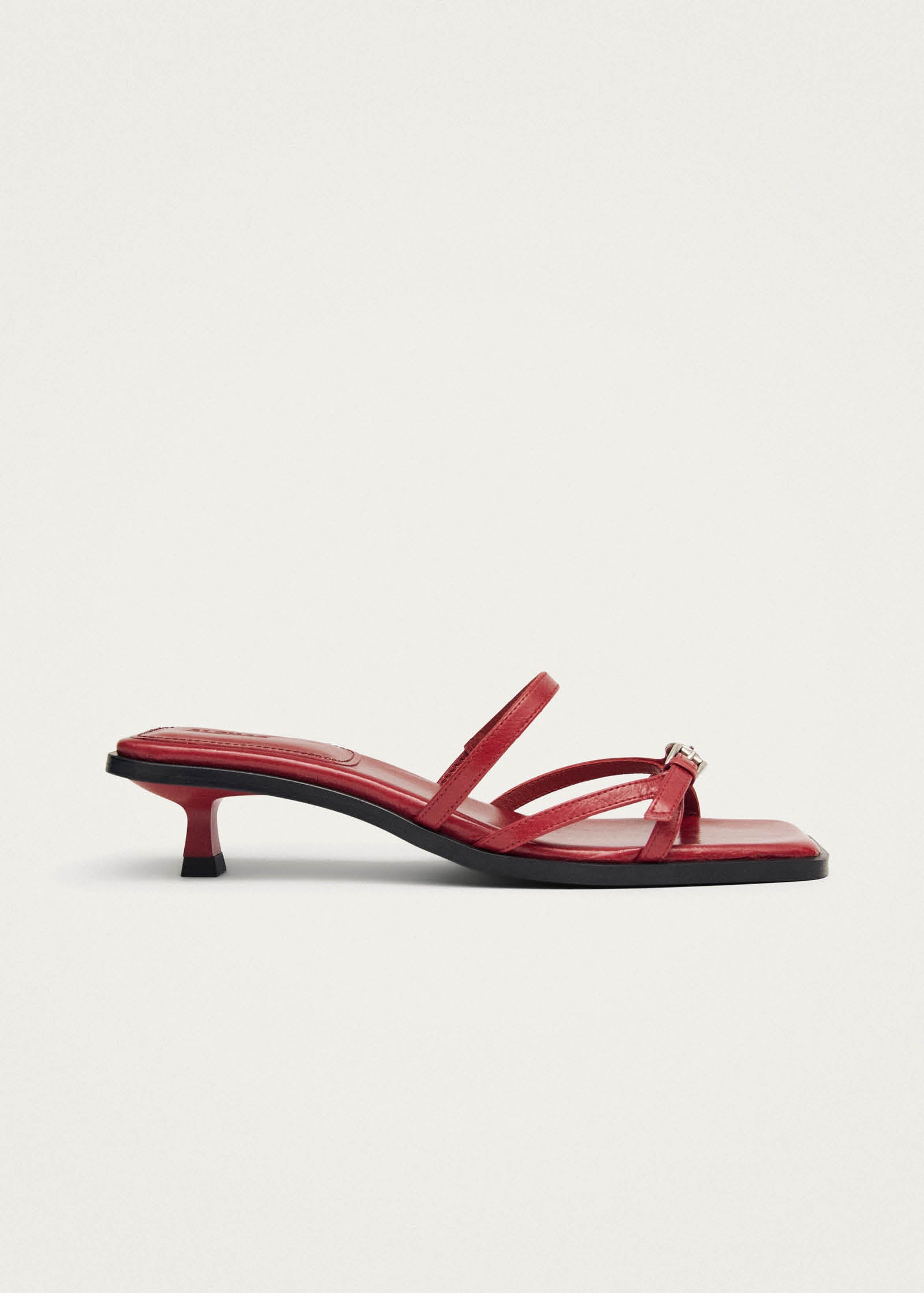 Liko Rift Rote Leder Sandalen