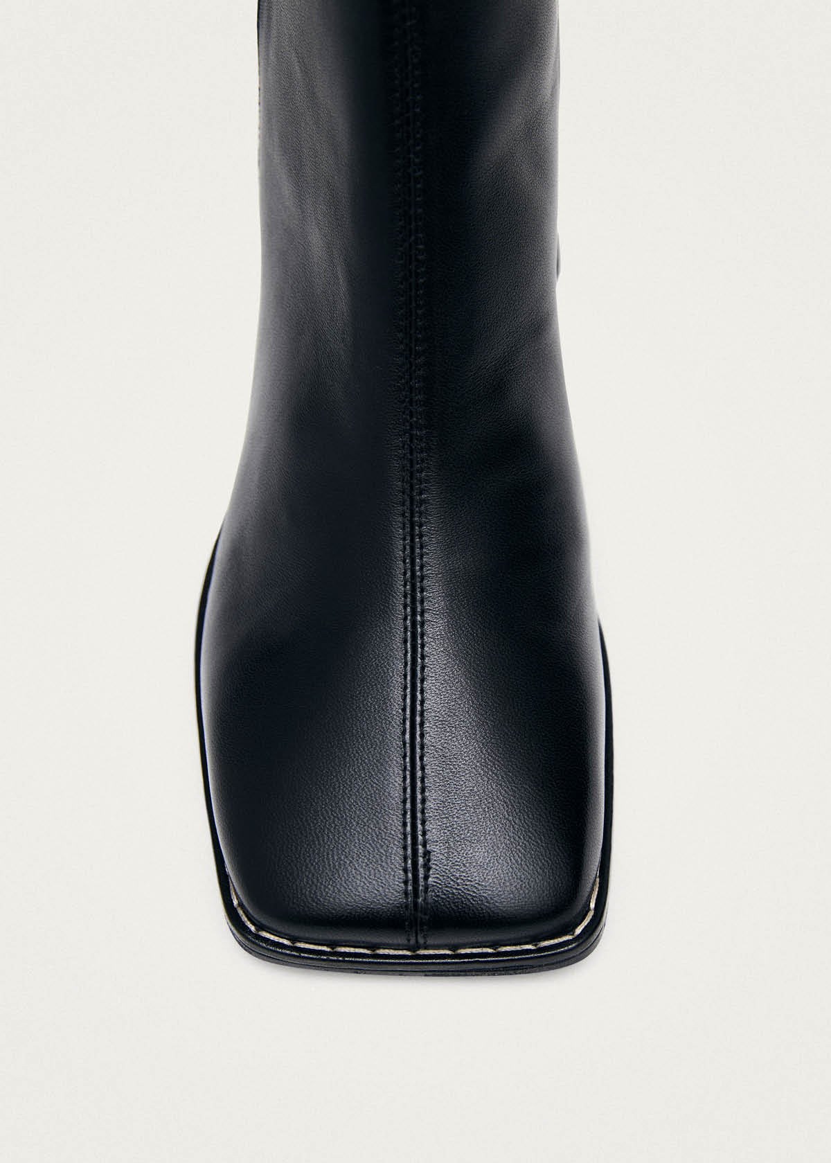 Luc Black Leather Ankle Boots