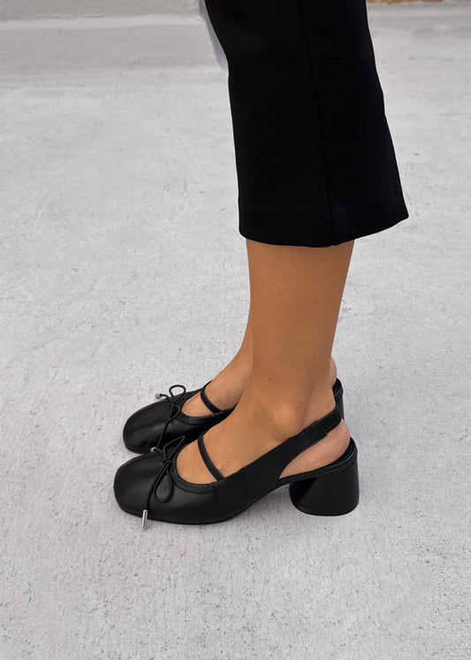 Zapatos de tacón de cuero negro Marly-image