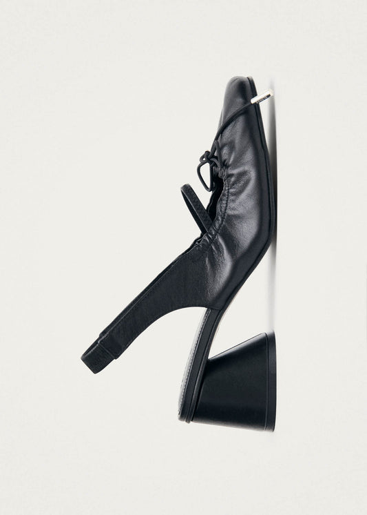 Zapatos de tacón de cuero negro Marly-image