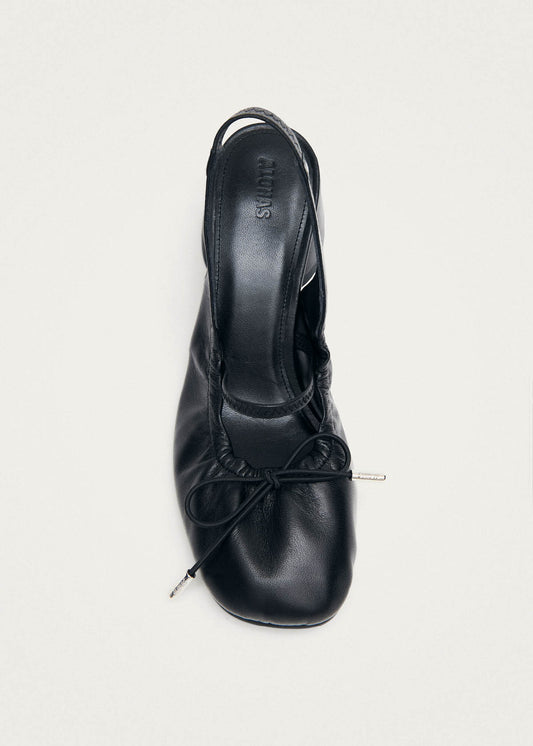 Zapatos de tacón de cuero negro Marly-image