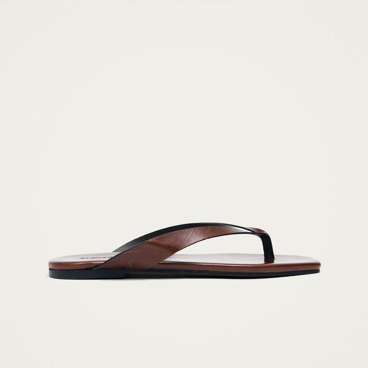 Ola Rift Braune Leder Sandalen