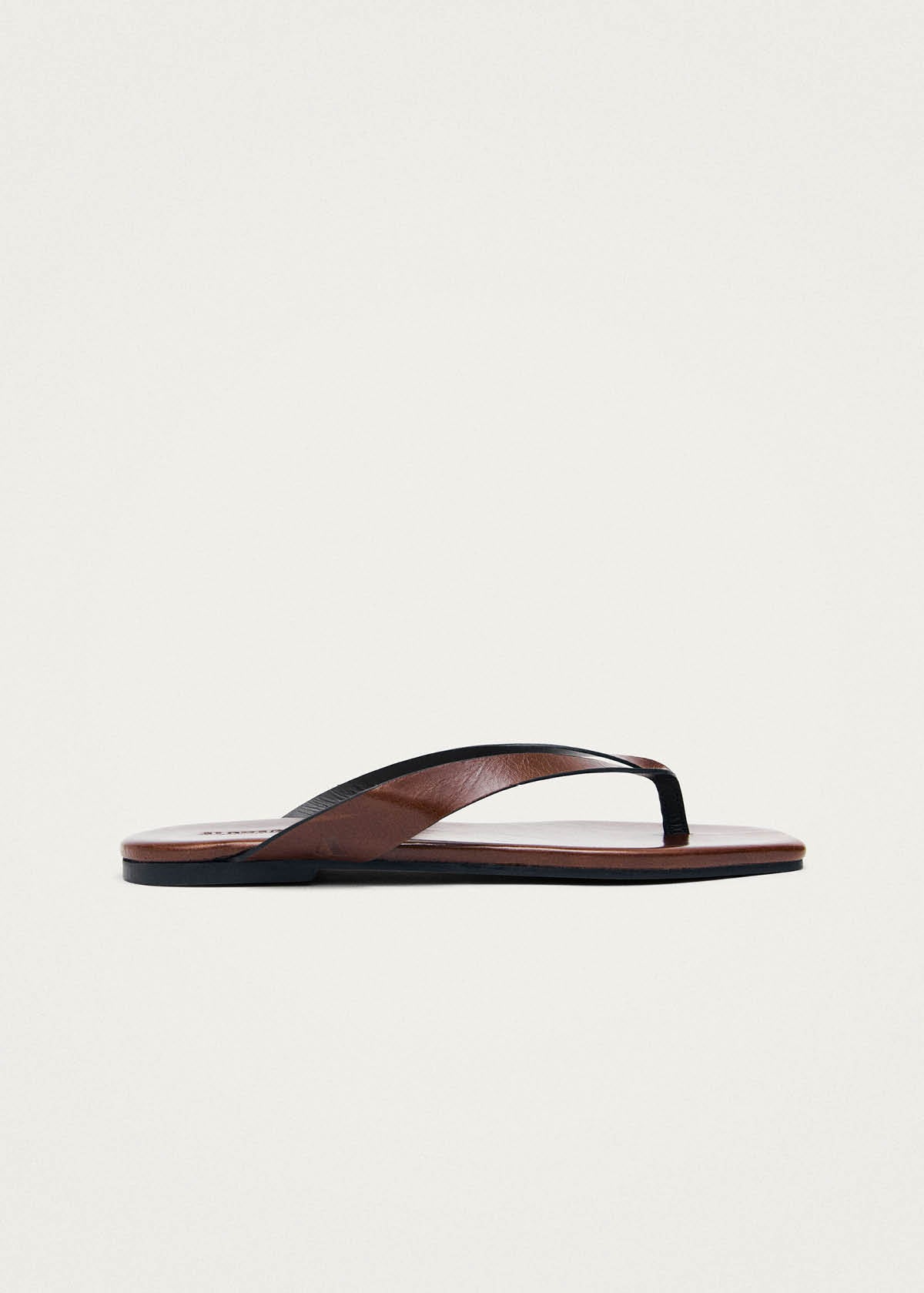 Ola Rift Braune Leder Sandalen