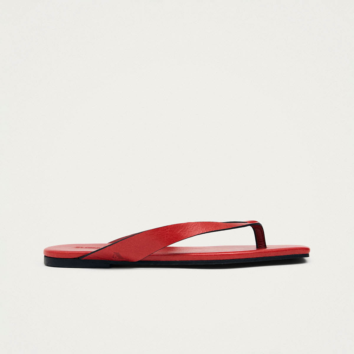 Ola Rift Sandales en Cuir Rouge