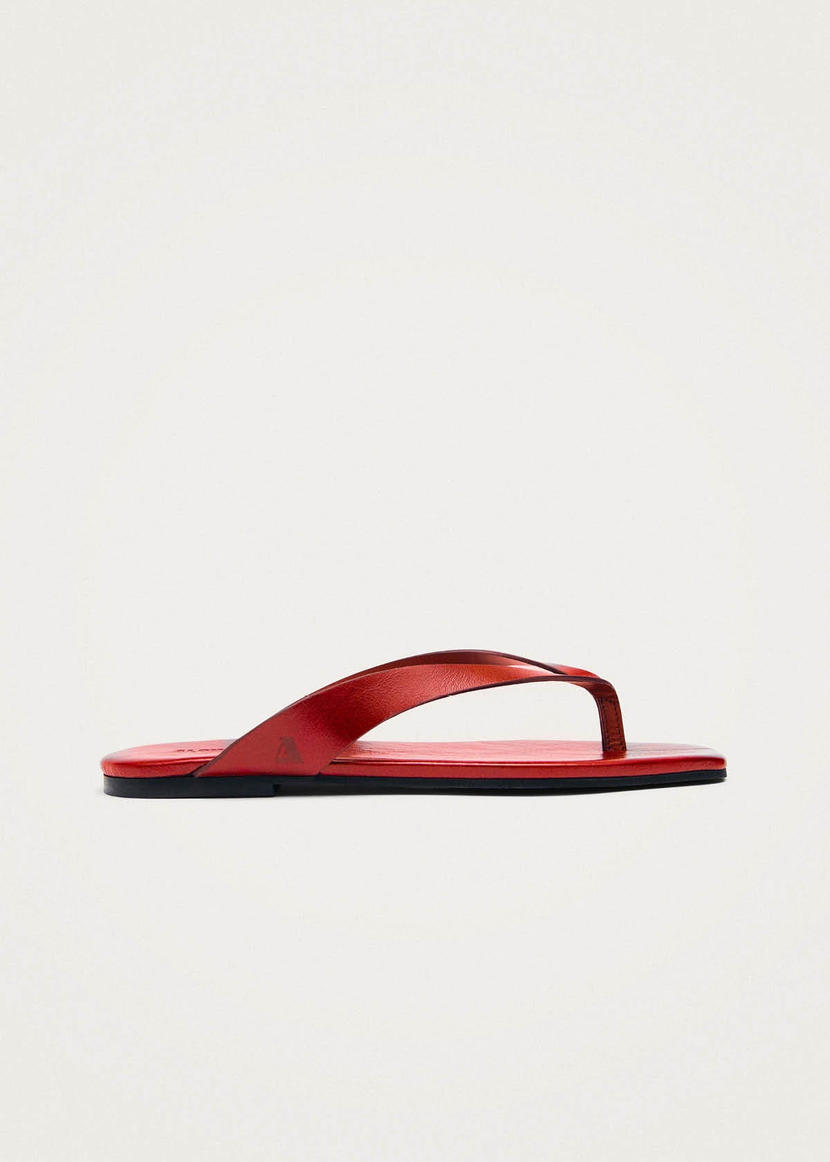 Ola Rift Sandales en Cuir Rouge