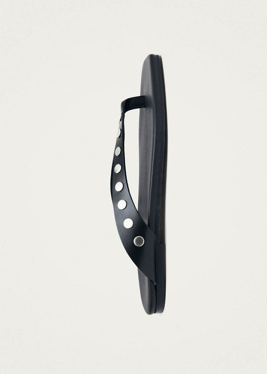 Ola Studs Sandali in Pelle Nera-image