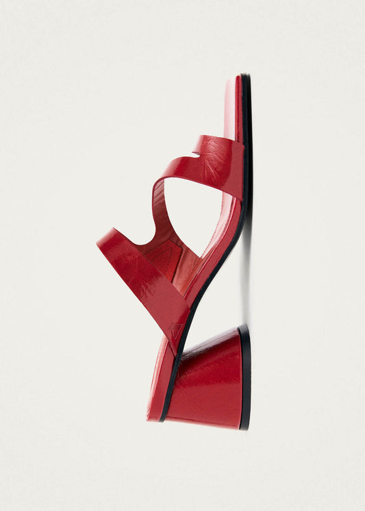 Orielle Rift Sandali in Pelle Rossa-image